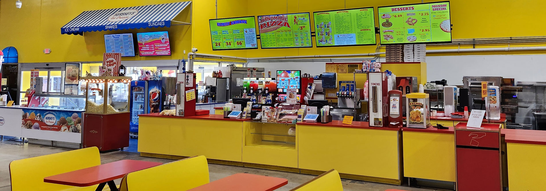 Rocky's Pizzeria interior